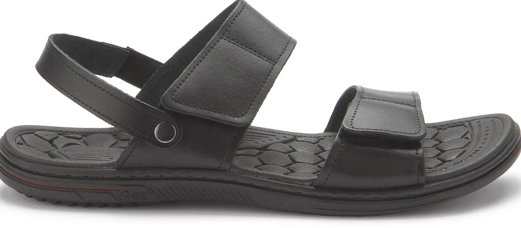 Sandalen|Pegada Sandale in Übergrößen Schwarz
