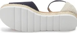 Espadrilles|Sandalen|Horsch Schuhe Sandale in Untergrößen Blau