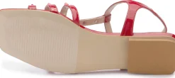 Sandalen|Horsch Schuhe Sandale in Untergrößen Rot