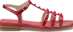 Sandalen|Horsch Schuhe Sandale in Untergrößen Rot