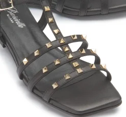 Sandalen|Horsch Schuhe Sandale in Untergrößen Schwarz