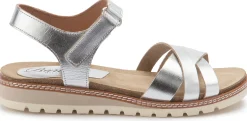 Sandalen|Horsch Schuhe Sandale in Untergrößen Silber