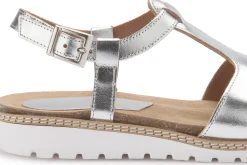 Sandalen|Horsch Schuhe Sandale in Untergrößen Silber