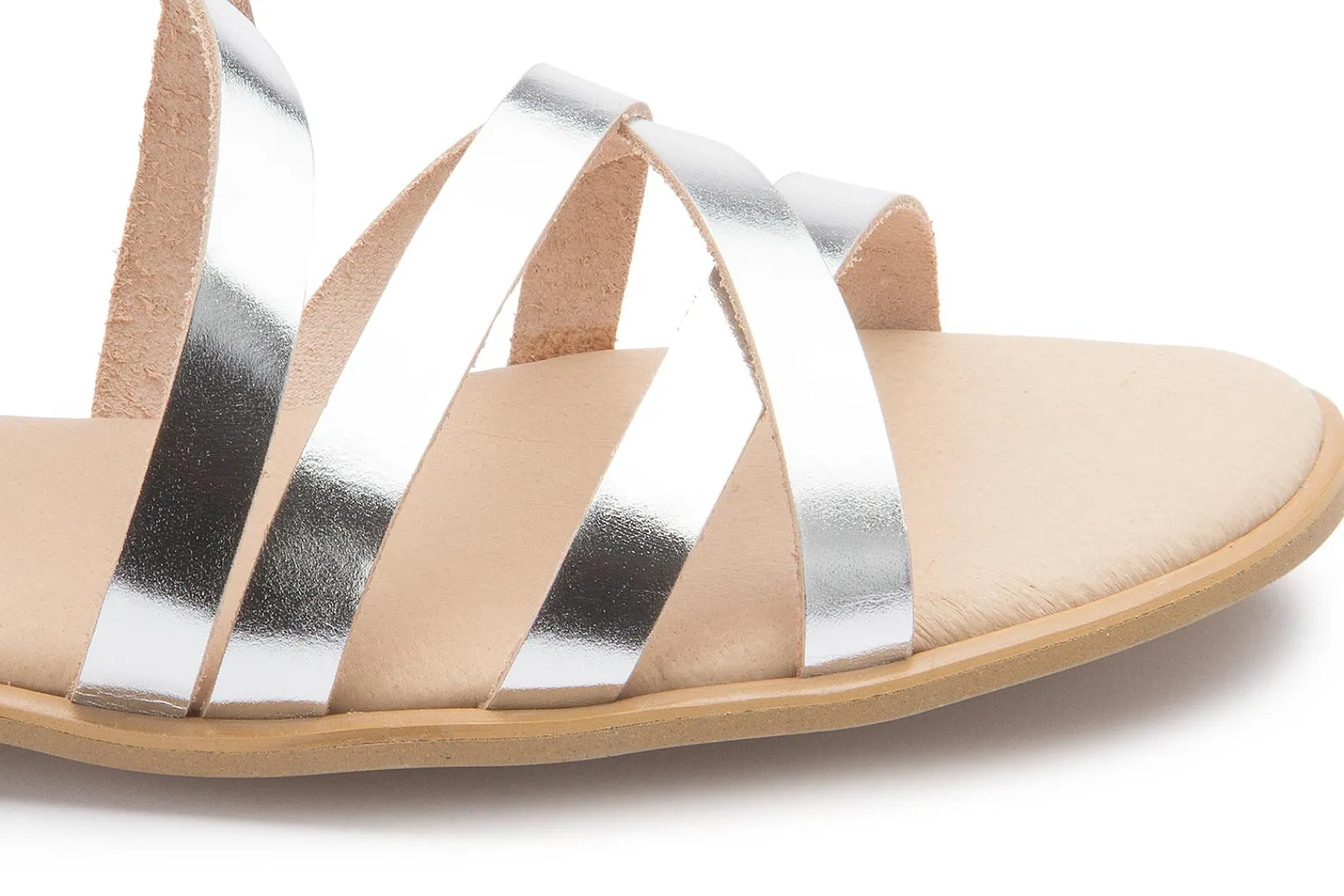 Sandalen|Horsch Schuhe Sandale in Untergrößen Silber