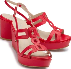 Sandalen|Sandalen|Horsch Schuhe Sandale in Untergrößen Rot