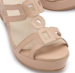 Sandalen|Horsch Schuhe Sandale in Untergrößen Beige