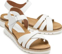 Sandalen|Horsch Schuhe Sandale in Untergrößen Weiß