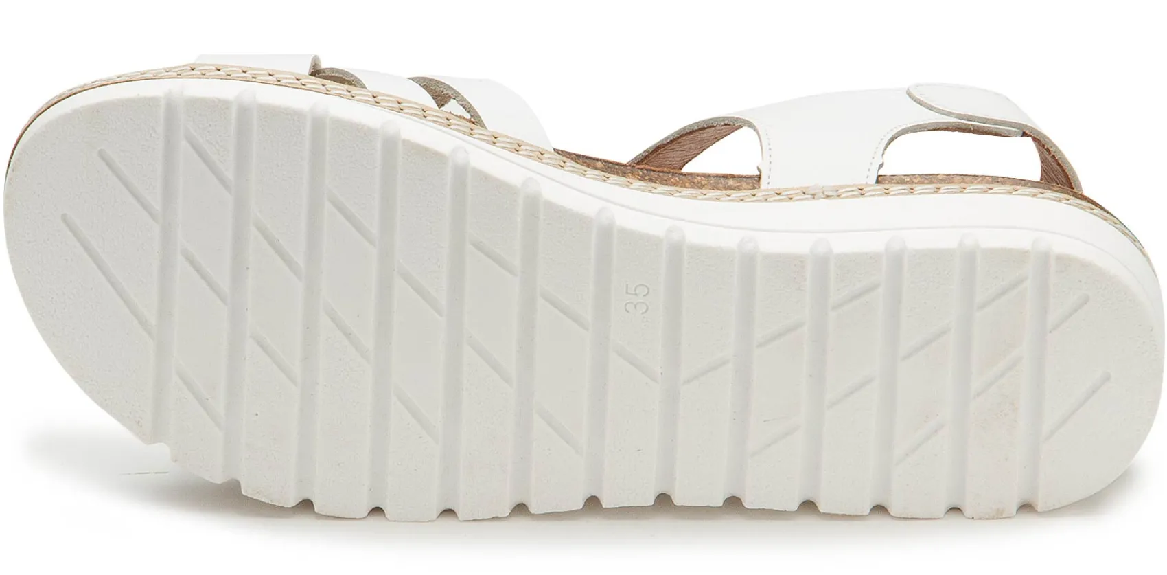Sandalen|Horsch Schuhe Sandale in Untergrößen Weiß