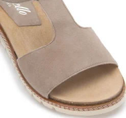 Sandalen|Horsch Schuhe Sandale in Untergrößen Taupe