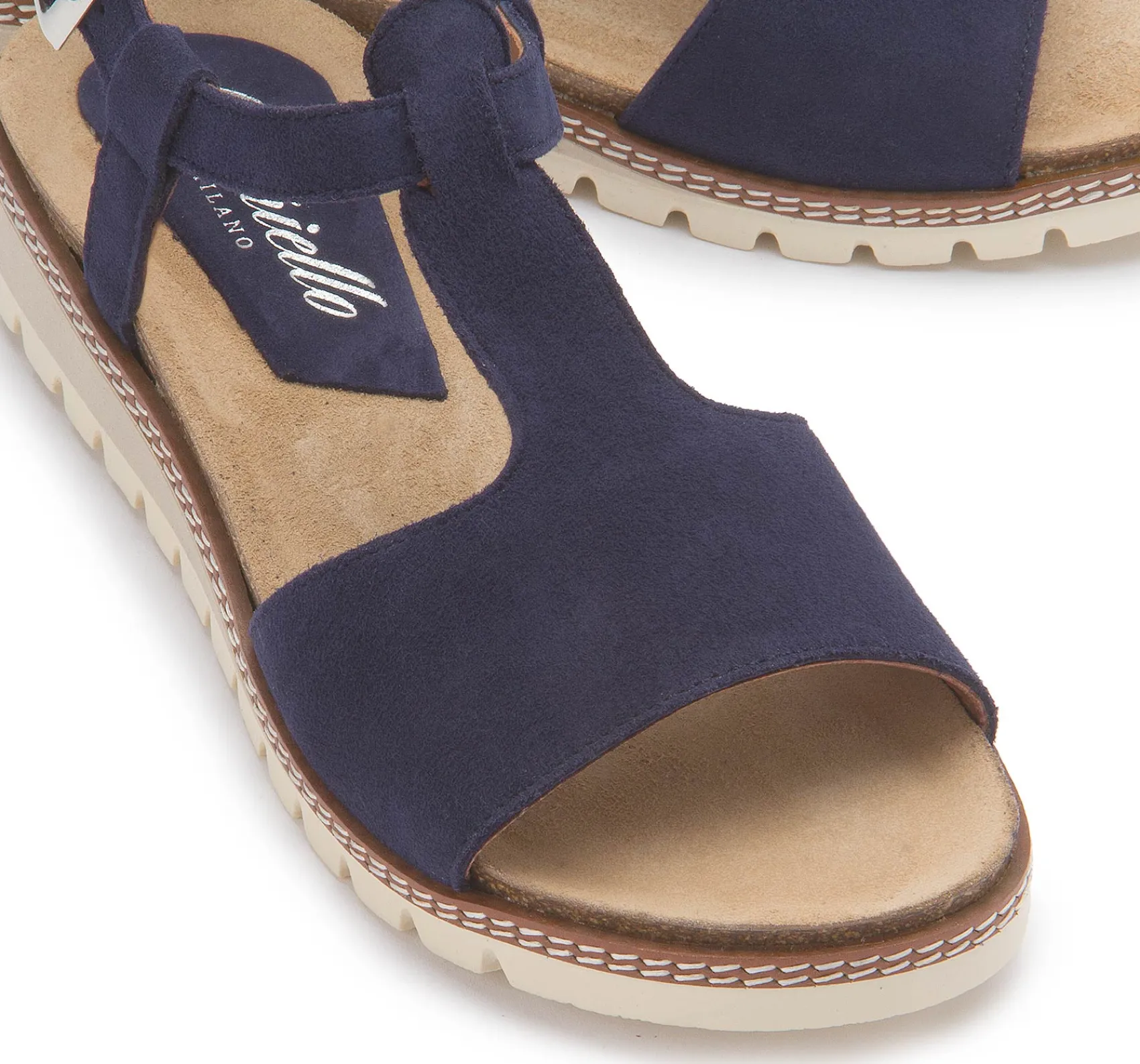 Sandalen|Horsch Schuhe Sandale in Untergrößen Blau