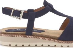 Sandalen|Horsch Schuhe Sandale in Untergrößen Blau