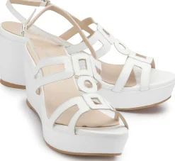 Sandalen|Horsch Schuhe Sandale in Untergrößen Weiß