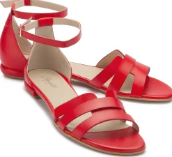 Sandalen|Horsch Schuhe Sandale in Untergrößen Rot