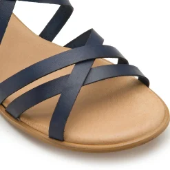 Sandalen|Horsch Schuhe Sandale in Untergrößen Blau