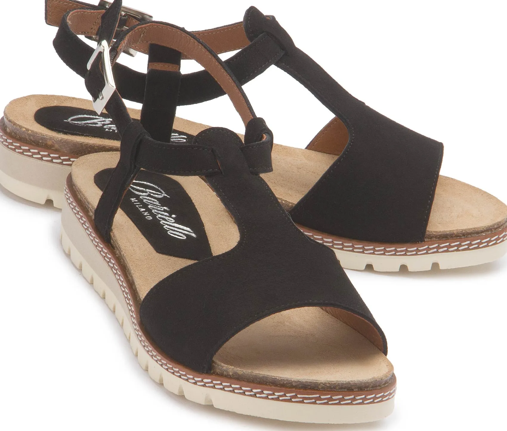 Sandalen|Horsch Schuhe Sandale in Untergrößen Schwarz