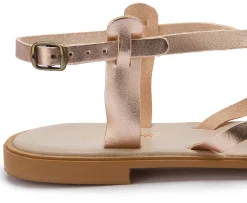Sandalen|Horsch Schuhe Sandale in Untergrößen Gold