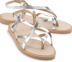 Sandalen|Horsch Schuhe Sandale in Untergrößen Silber