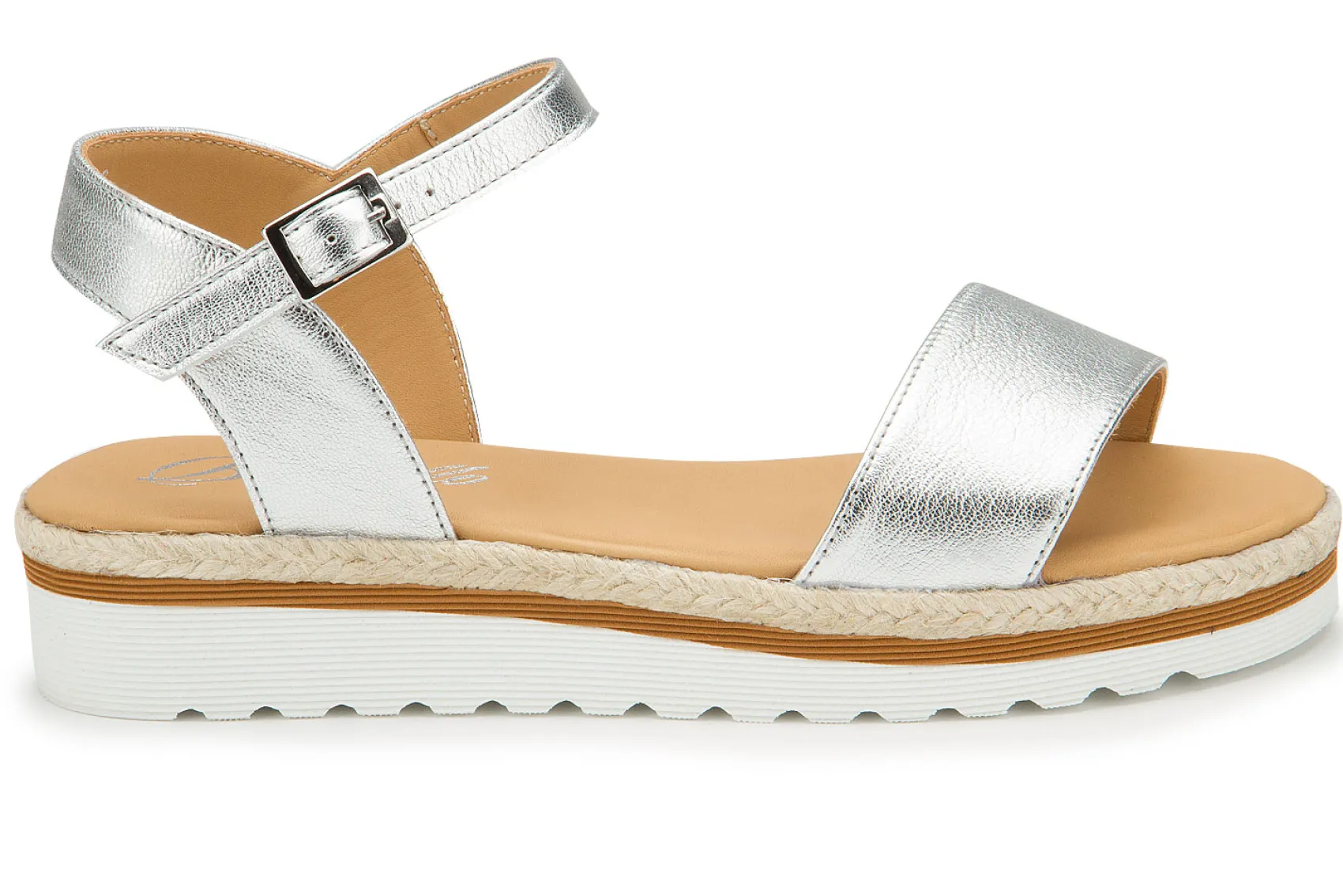 Sandalen|Horsch Schuhe Sandale in Untergrößen Silber