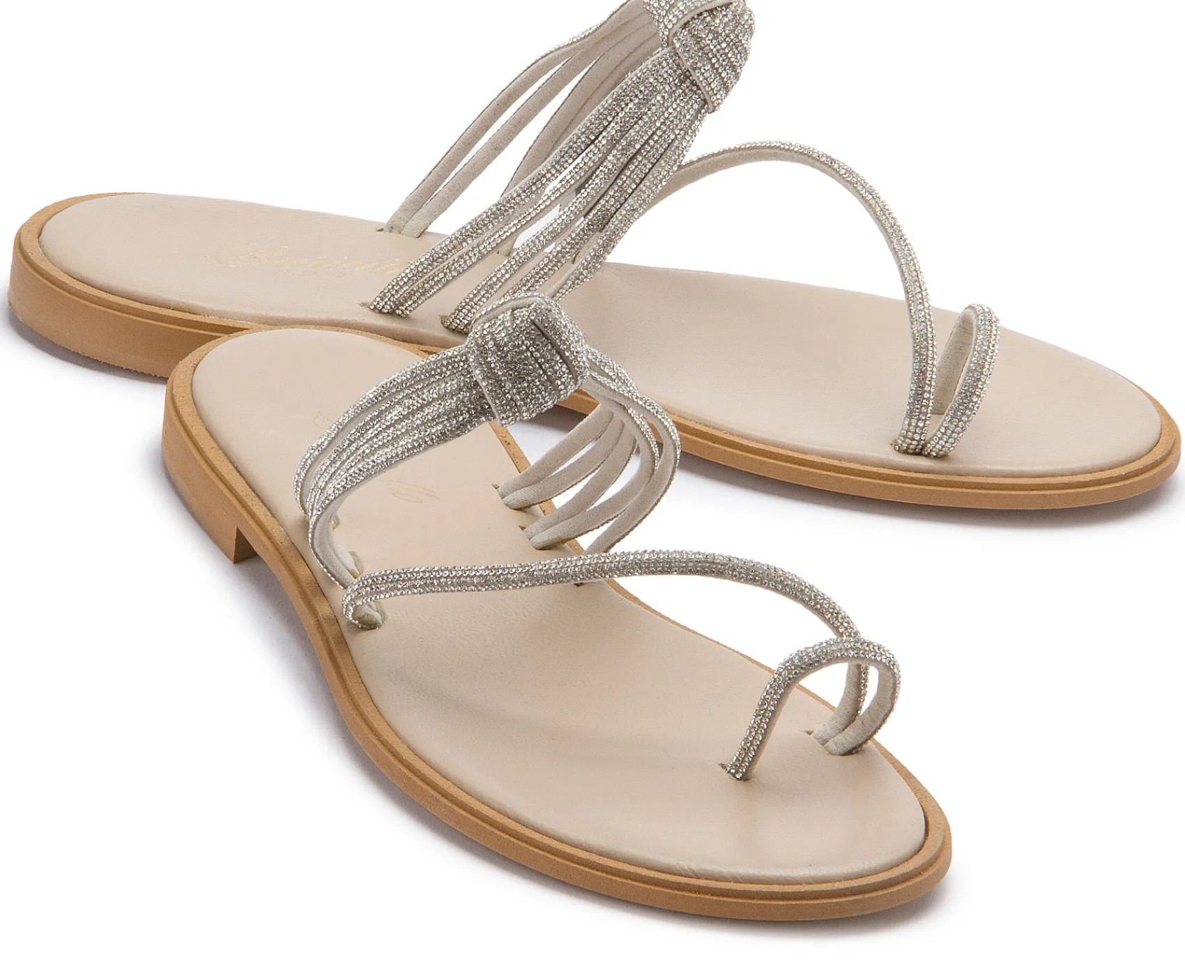 Sandalen|Horsch Schuhe Sandale in Untergrößen Silber
