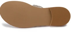 Sandalen|Horsch Schuhe Sandale in Untergrößen Silber