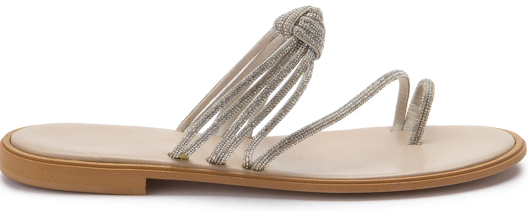 Sandalen|Horsch Schuhe Sandale in Untergrößen Silber