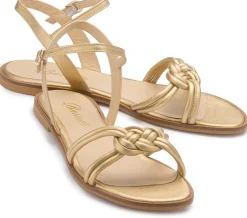 Sandalen|Horsch Schuhe Sandale in Untergrößen Gold