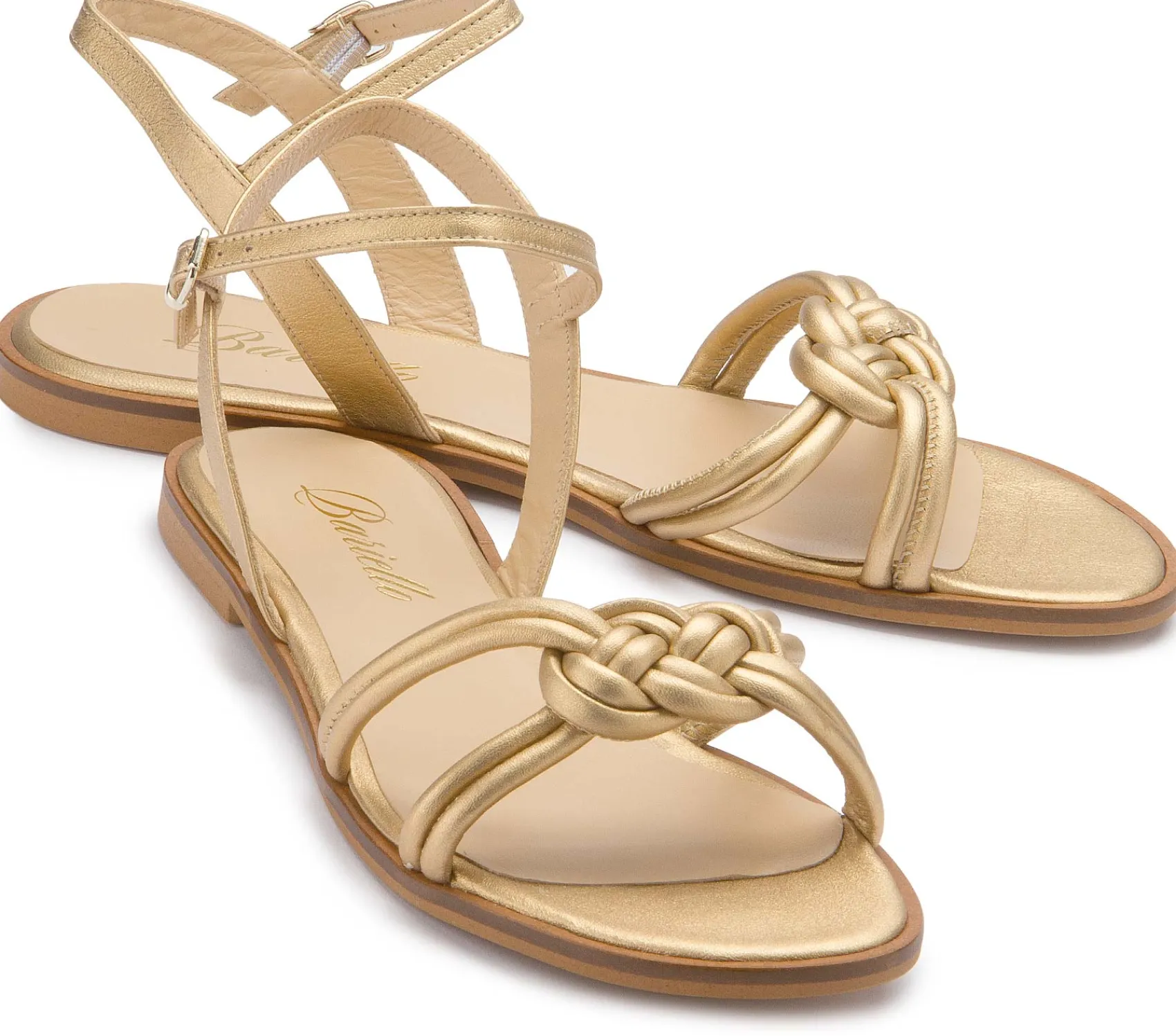 Sandalen|Horsch Schuhe Sandale in Untergrößen Gold