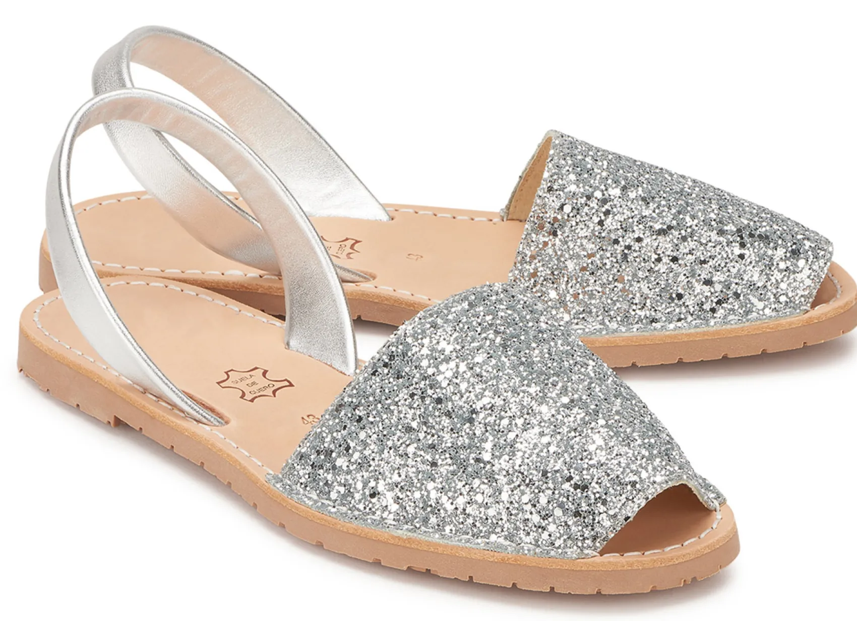 Sandalen|Horsch Schuhe Sandale in Untergrößen Silber