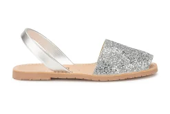 Sandalen|Horsch Schuhe Sandale in Untergrößen Silber