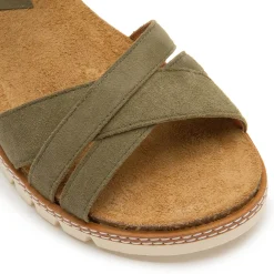 Sandalen|Pantoletten|Horsch Schuhe Sandale in Untergrößen Grün