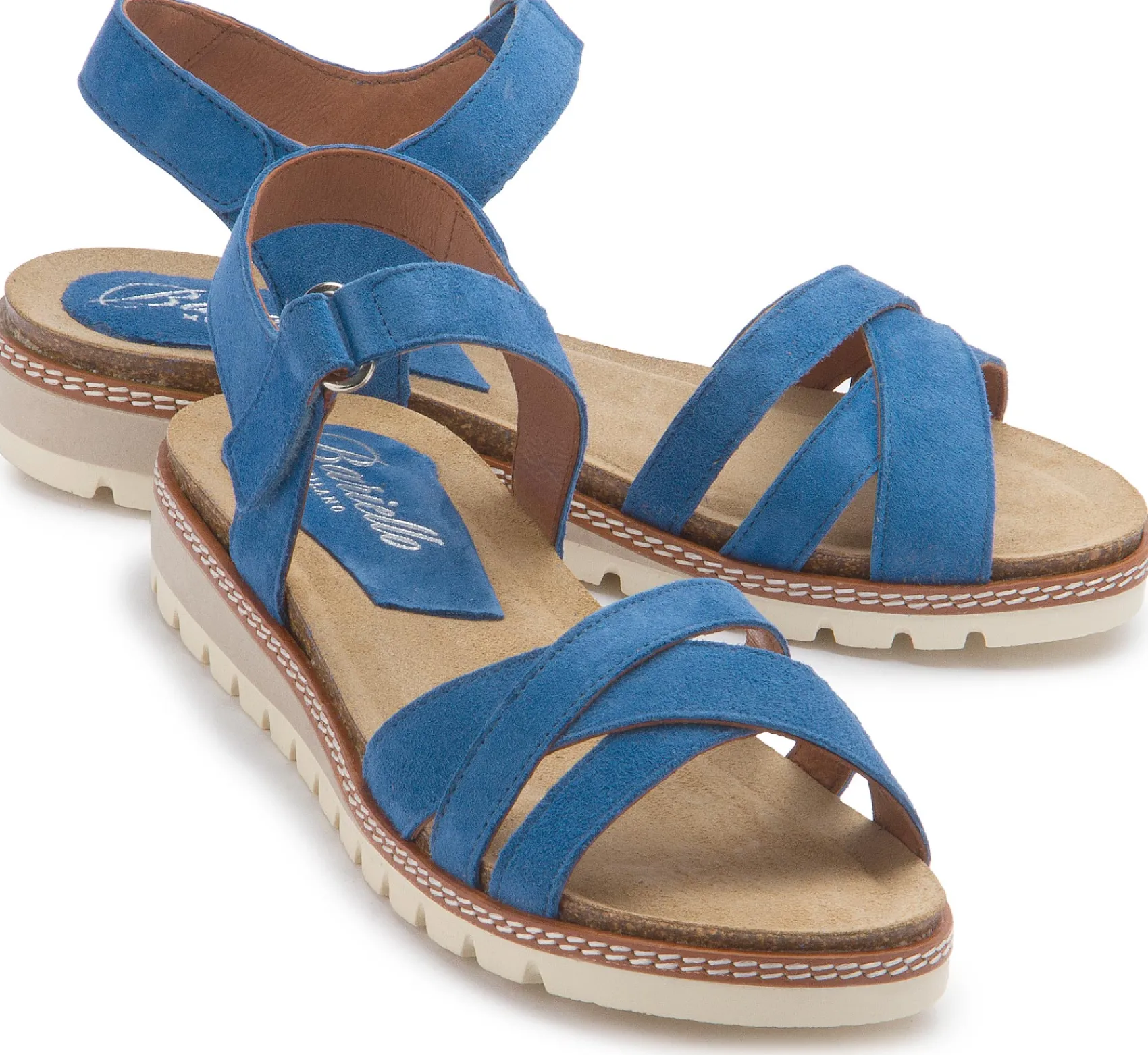 Sandalen|Horsch Schuhe Sandale in Untergrößen Blau