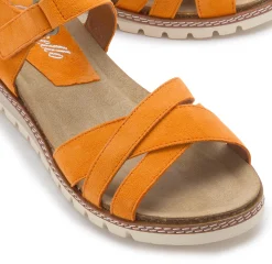 Sandalen|Horsch Schuhe Sandale in Untergrößen Orange