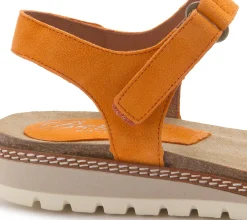 Sandalen|Horsch Schuhe Sandale in Untergrößen Orange