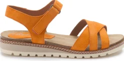 Sandalen|Horsch Schuhe Sandale in Untergrößen Orange