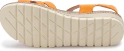 Sandalen|Horsch Schuhe Sandale in Untergrößen Orange