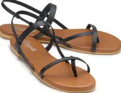 Sandalen|Horsch Schuhe Sandalen in Übergrößen Blau