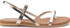 Zehentrenner|Sandalen|Horsch Schuhe Sandalen in Übergrößen Silber