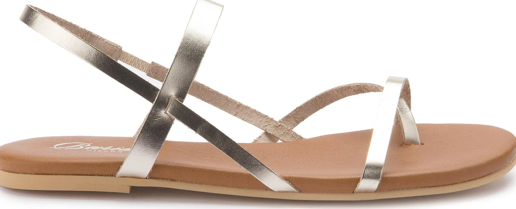 Zehentrenner|Sandalen|Horsch Schuhe Sandalen in Übergrößen Silber