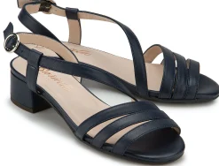 Sandalen|Horsch Schuhe Sandalen in Untergrößen Blau