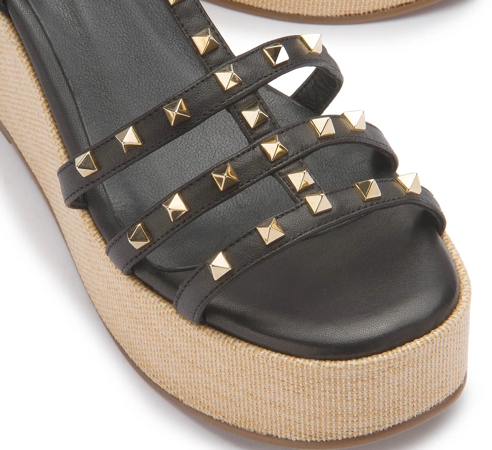 Sandalen|Horsch Schuhe Sandalette in Übergrößen Schwarz