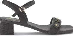 Sandalen|Horsch Schuhe Sandalette in Übergrößen Schwarz