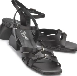 Sandalen|Horsch Schuhe Sandalette in Übergrößen Schwarz