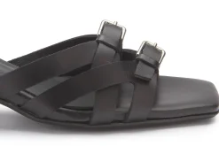 Sandalen|Horsch Schuhe Sandalette in Übergrößen Schwarz