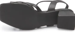 Sandalen|Horsch Schuhe Sandalette in Übergrößen Schwarz