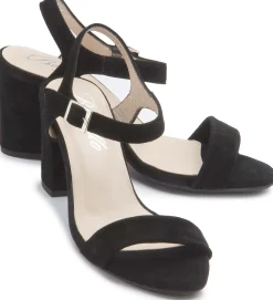Sandalen|Pumps|Horsch Schuhe Sandalette in Übergrößen Schwarz