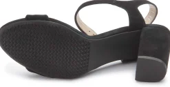 Sandalen|Pumps|Horsch Schuhe Sandalette in Übergrößen Schwarz
