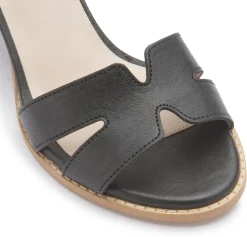 Sandalen|Horsch Schuhe Sandalette in Übergrößen Schwarz