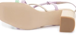 Sandalen|High Heels|Horsch Schuhe Sandalette in Übergrößen Beige