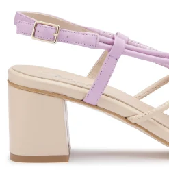 Sandalen|High Heels|Horsch Schuhe Sandalette in Übergrößen Beige