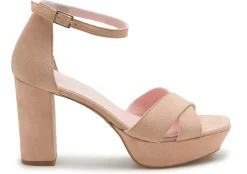 Sandalen|Horsch Schuhe Sandalette in Übergrößen Beige